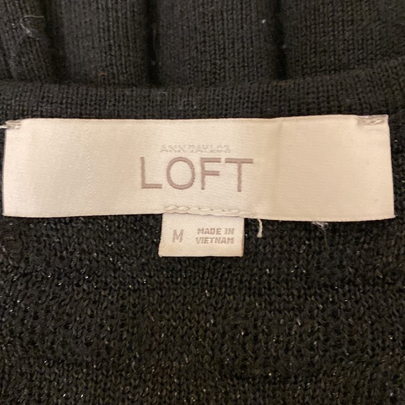 Loft long sleeve V Neck Sweater- size Medium - Picture 6 of 6